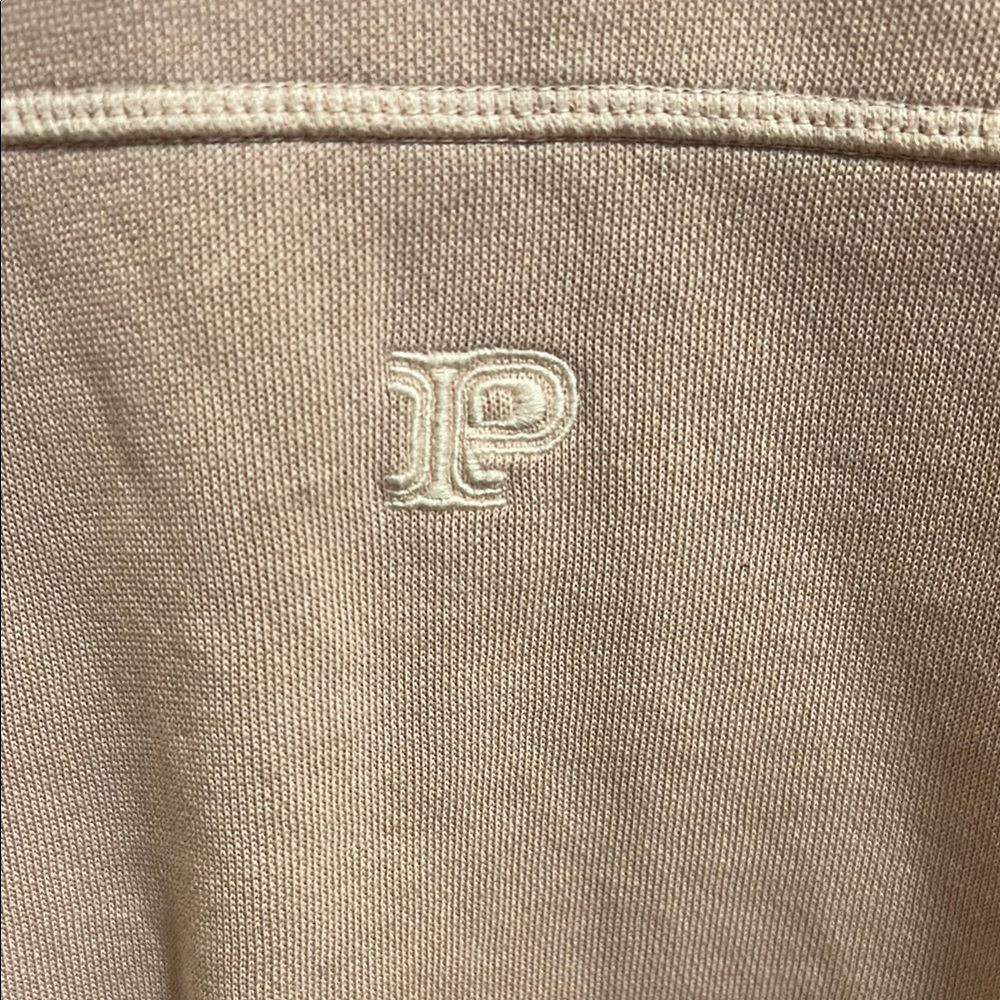 PINK Victoria's Secret Cream Boxy Cropped Hoodie - Picture 3 of 5